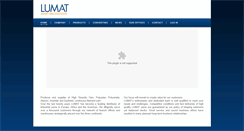 Desktop Screenshot of lumat.com